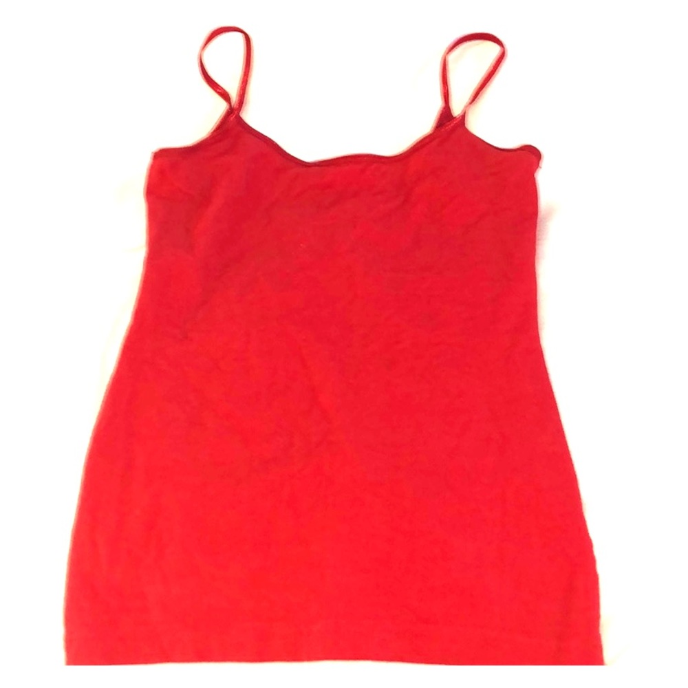 Red tank top